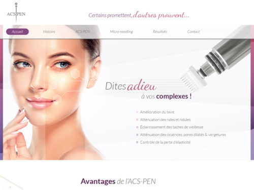 acs pencil cosmetic showcase website