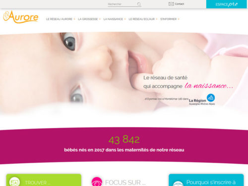 aurore perinatal showcase website