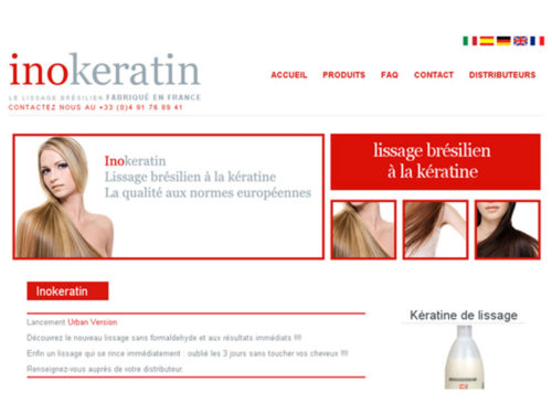 inokeratin website showcase